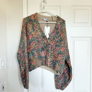 Zara Floral Cardigan